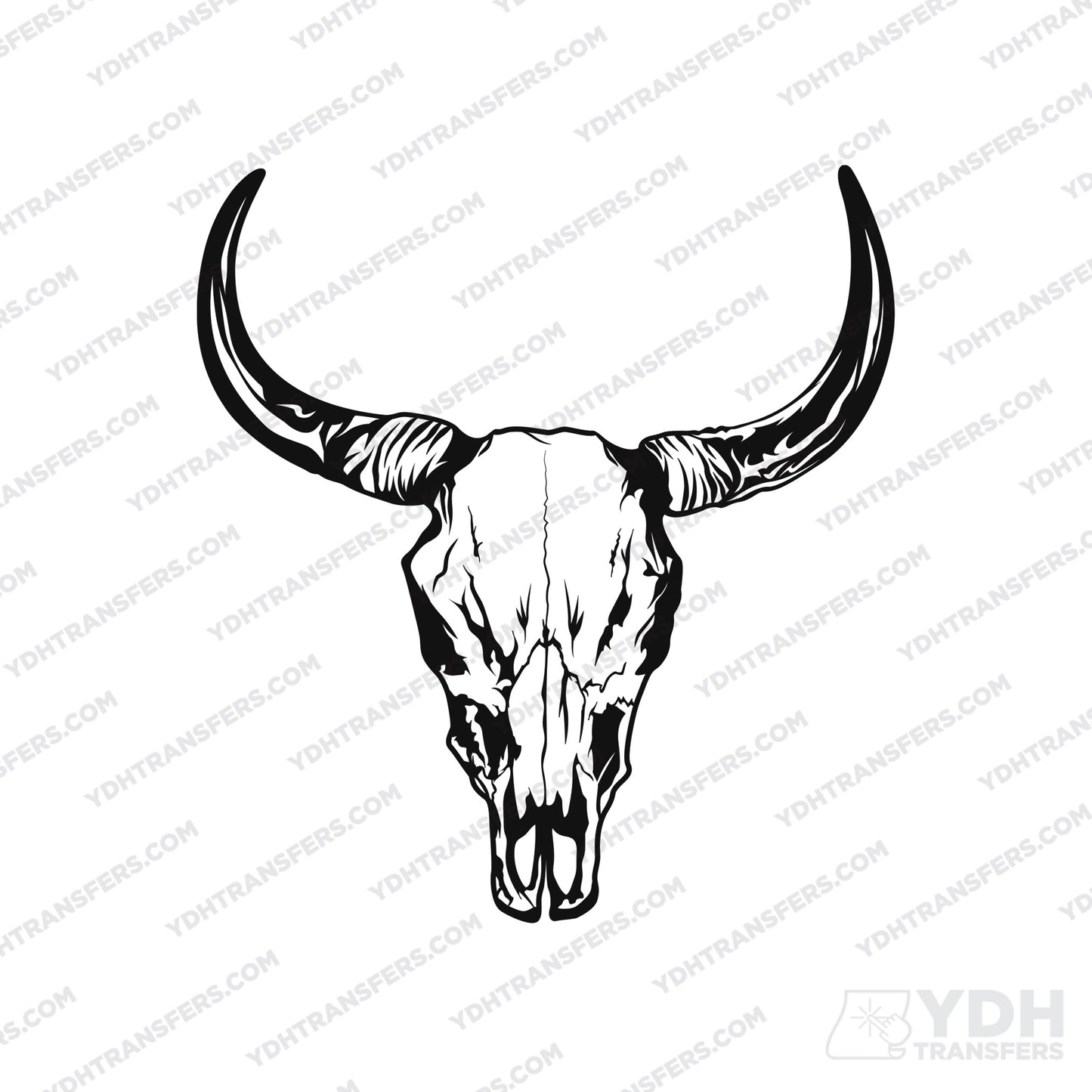 Bull Horns Full Color Transfer
