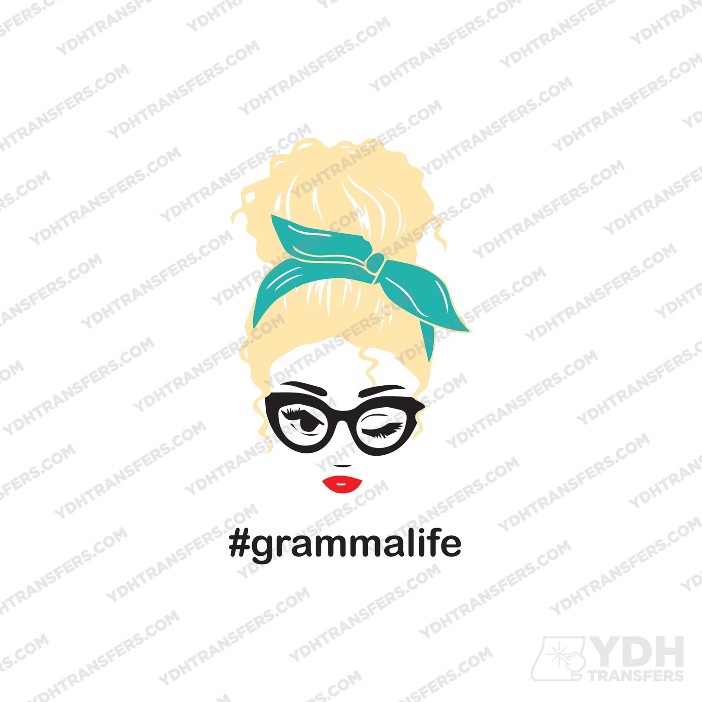 Grandma Life Full Color Transfer