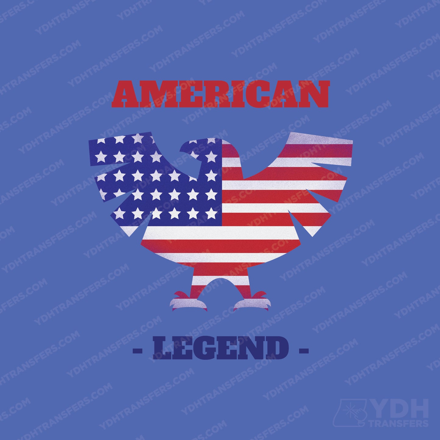 American Legend Eagle Full Color Transfer