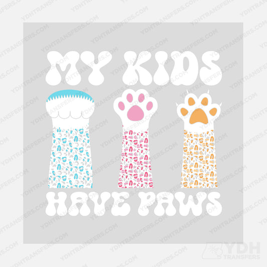 My Kids have Paws Transfer