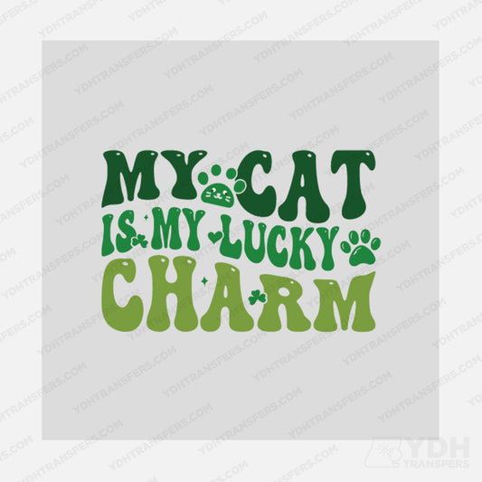 My Cat is my Lucky Charm Transfer