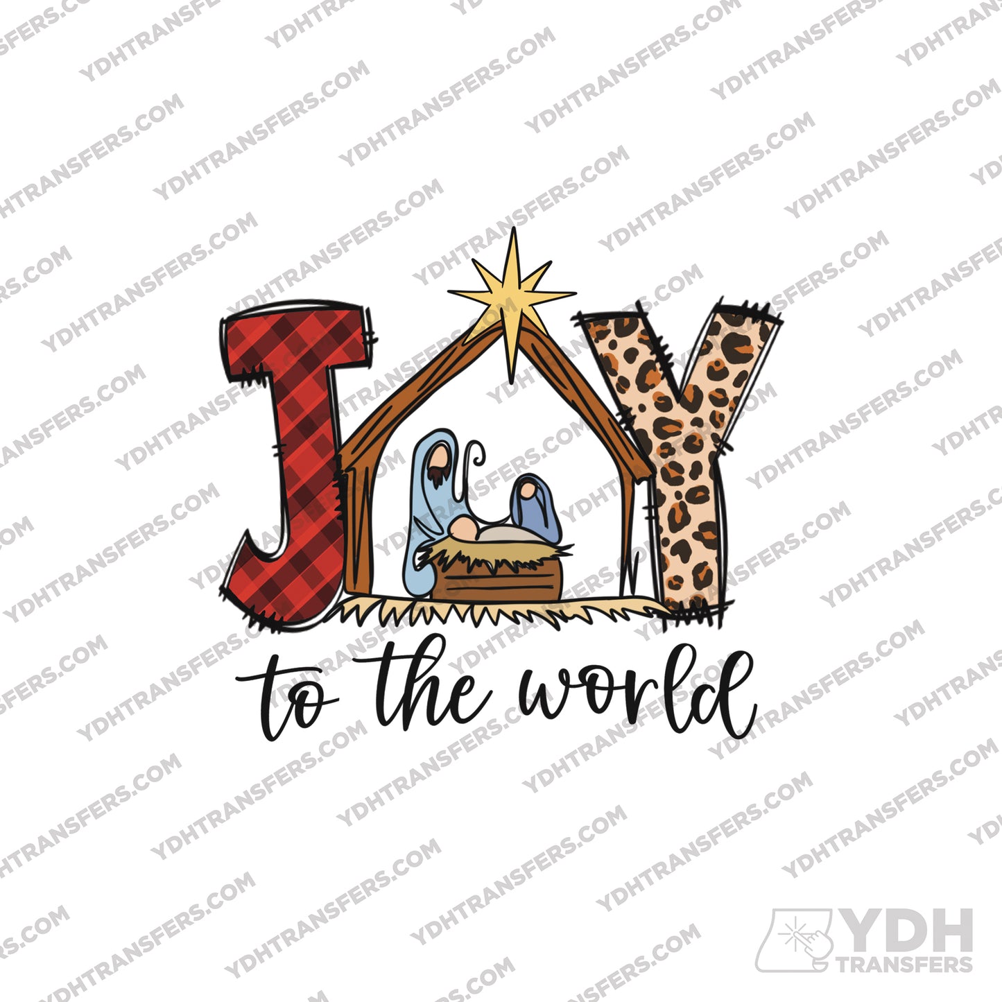 Joy to the World Full Color Transfer