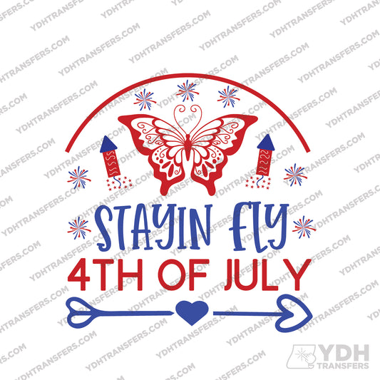 Stayin Fly 4th of July Transfer