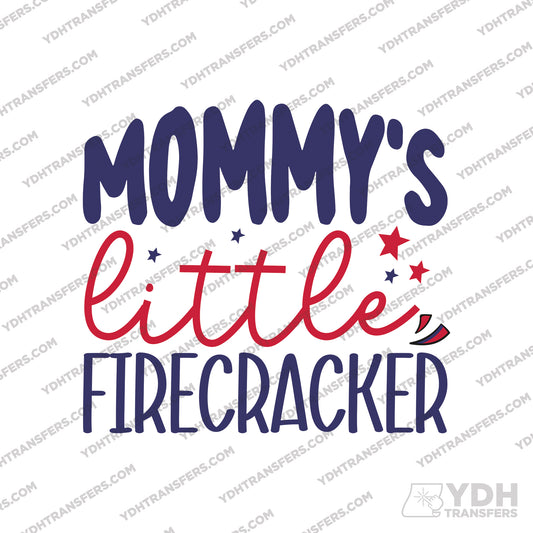 Mommy's Little Firecracker Transfer