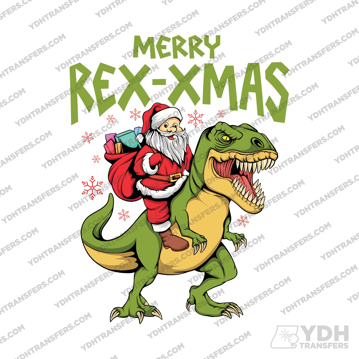 Merry Rex-XMas Full Color Transfer