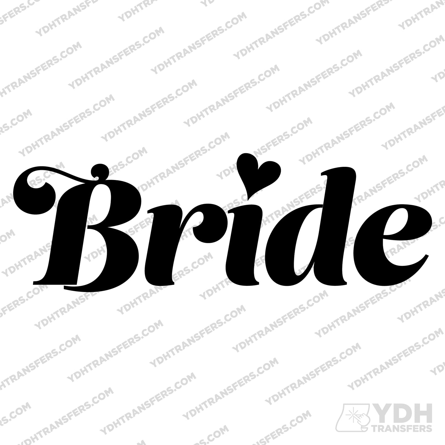 Bride - 1 Full Color Transfer