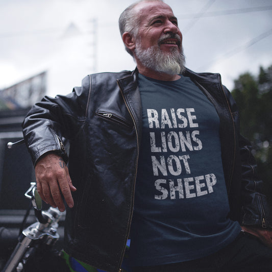 Raise Lions Not Sheep Full Color Transfer