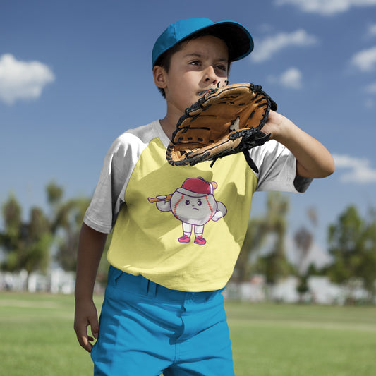 Cute Baseball Youth Full Color Transfer