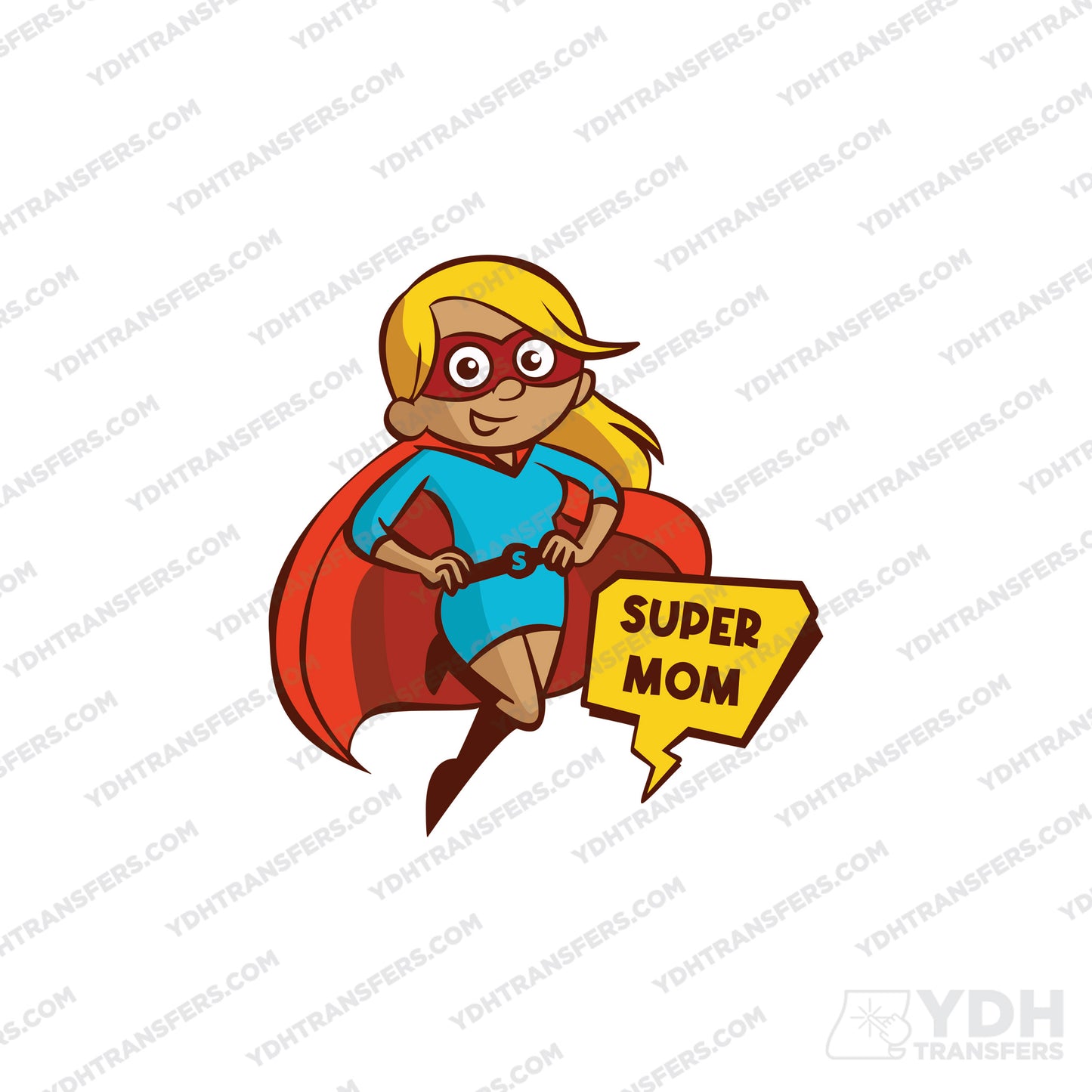 Super Mom Full Color Transfer