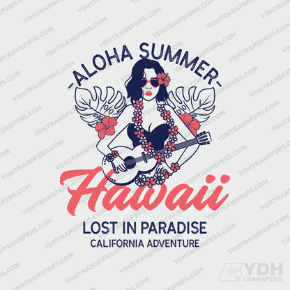 Aloha Summer Full Color Transfer