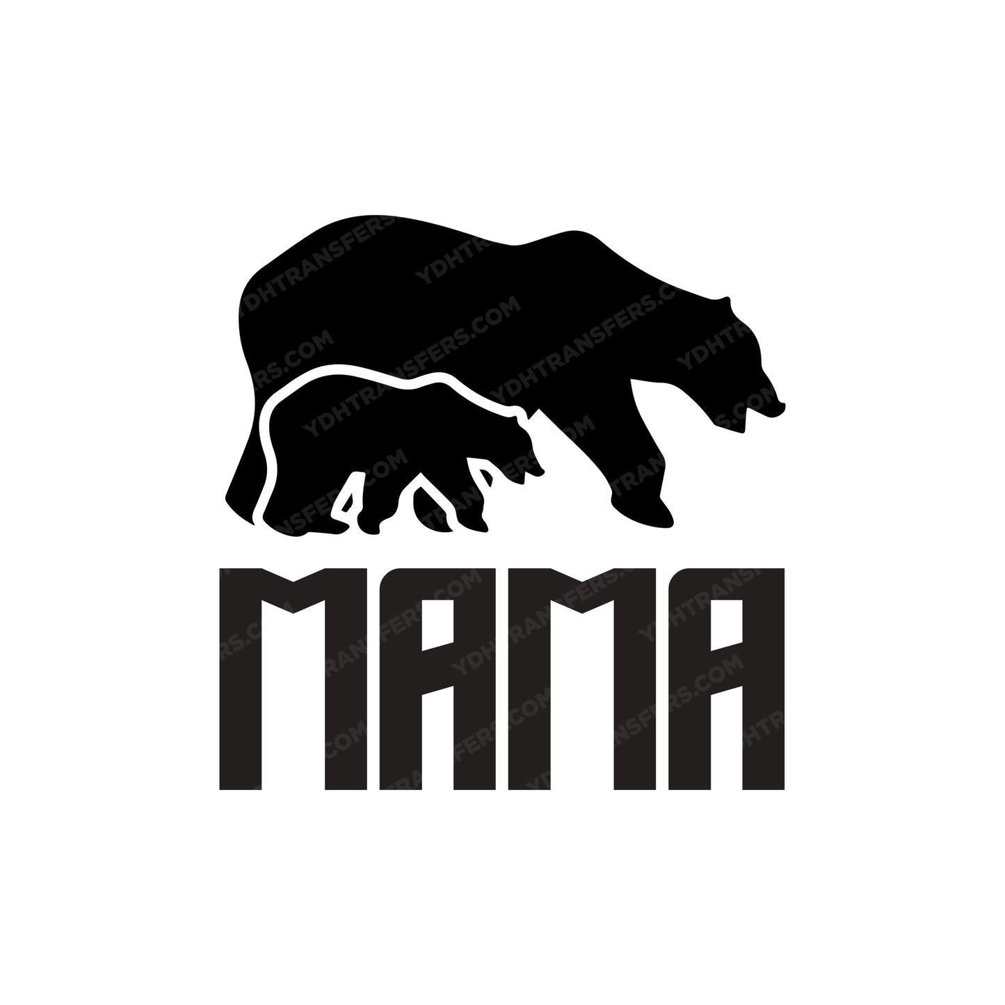 Mama Bear Full Color Transfer