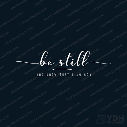 Be still and know full color transfer